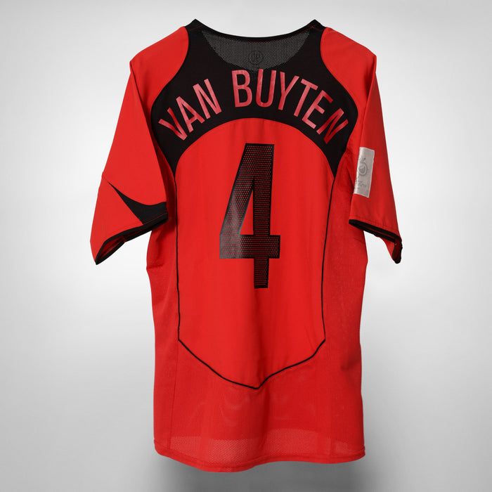 2004-2006 Belgium Nike Home Shirt #4 Daniel Van Buyten