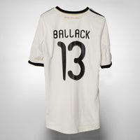 2010-2012 Germany Adidas Home Shirt #13 Michael Ballack