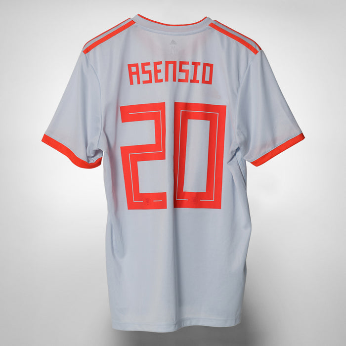 2018 Spain Adidas Away Shirt #20 Marco Asensio