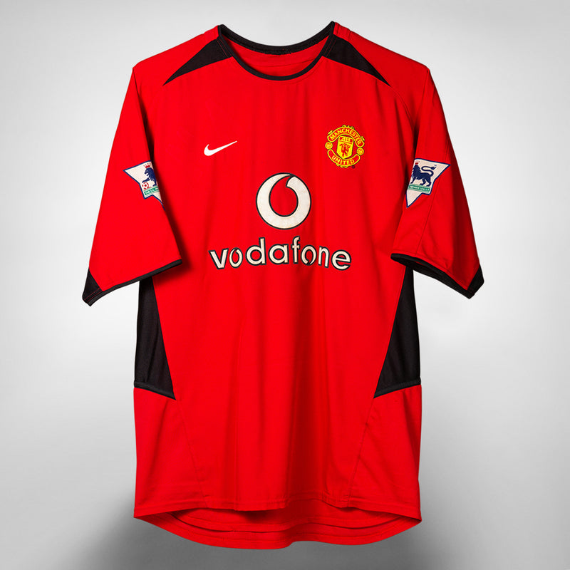 2002-2003 Manchester United Nike Home Shirt #7 David Beckham