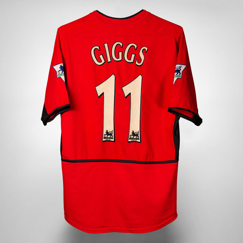 2002-2003 Manchester United Nike Home Shirt #11 Ryan Giggs