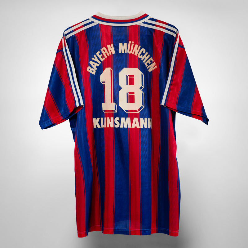 1996-1997 Bayern Munich Adidas Home Shirt Jurgen Klinsmann 18