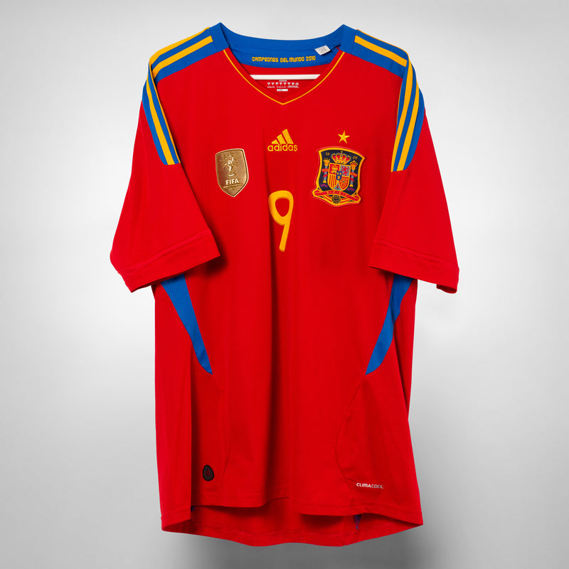 2011-2012 Spain Home Adidas Shirt Torres 9