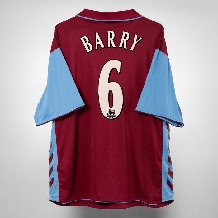 2006-2007 Aston Villa Home Shirt Gareth Barry 6