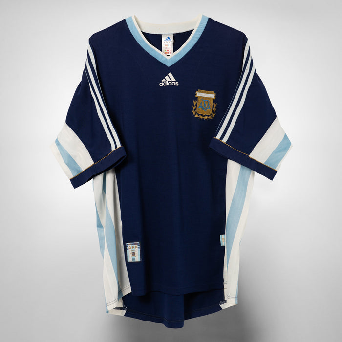 1998-1999 Argentina Adidas Away Shirt