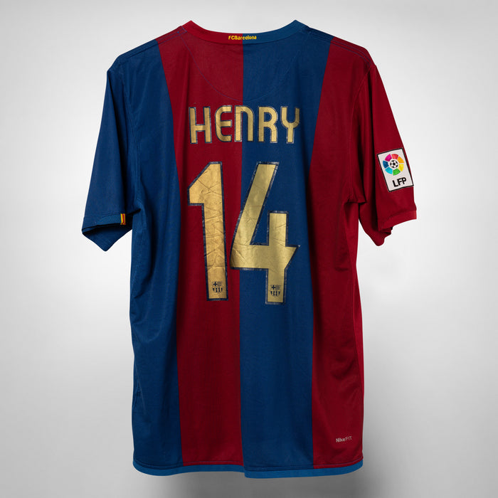 2006-2007 Barcelona Nike Home Shirt Thierry Henry