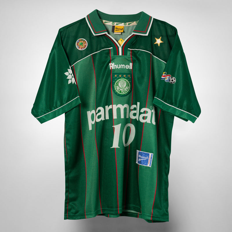 1999 Palmeiras Rhumell Copa Libertadores Home BNWT Shirt #10 Alex