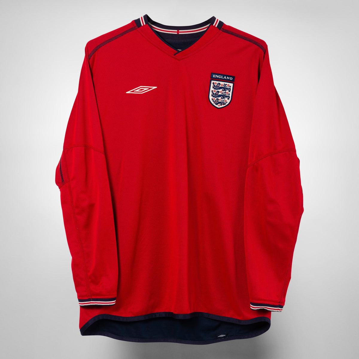 2002-2003 England Umbro Reversible Long Sleeve Shirt BNWT