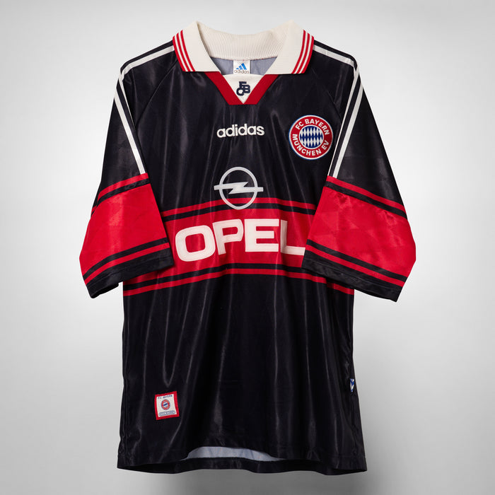 1997-1998 Bayern Munich Adidas Home Shirt Lothar Matthaus 10