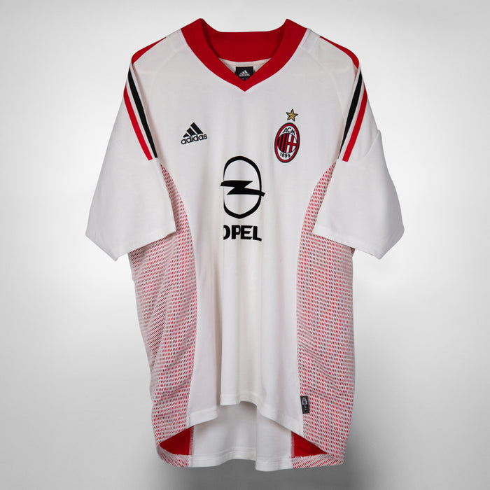 2002-2003 AC Milan Adidas Away Shirt #7 Shevchenko