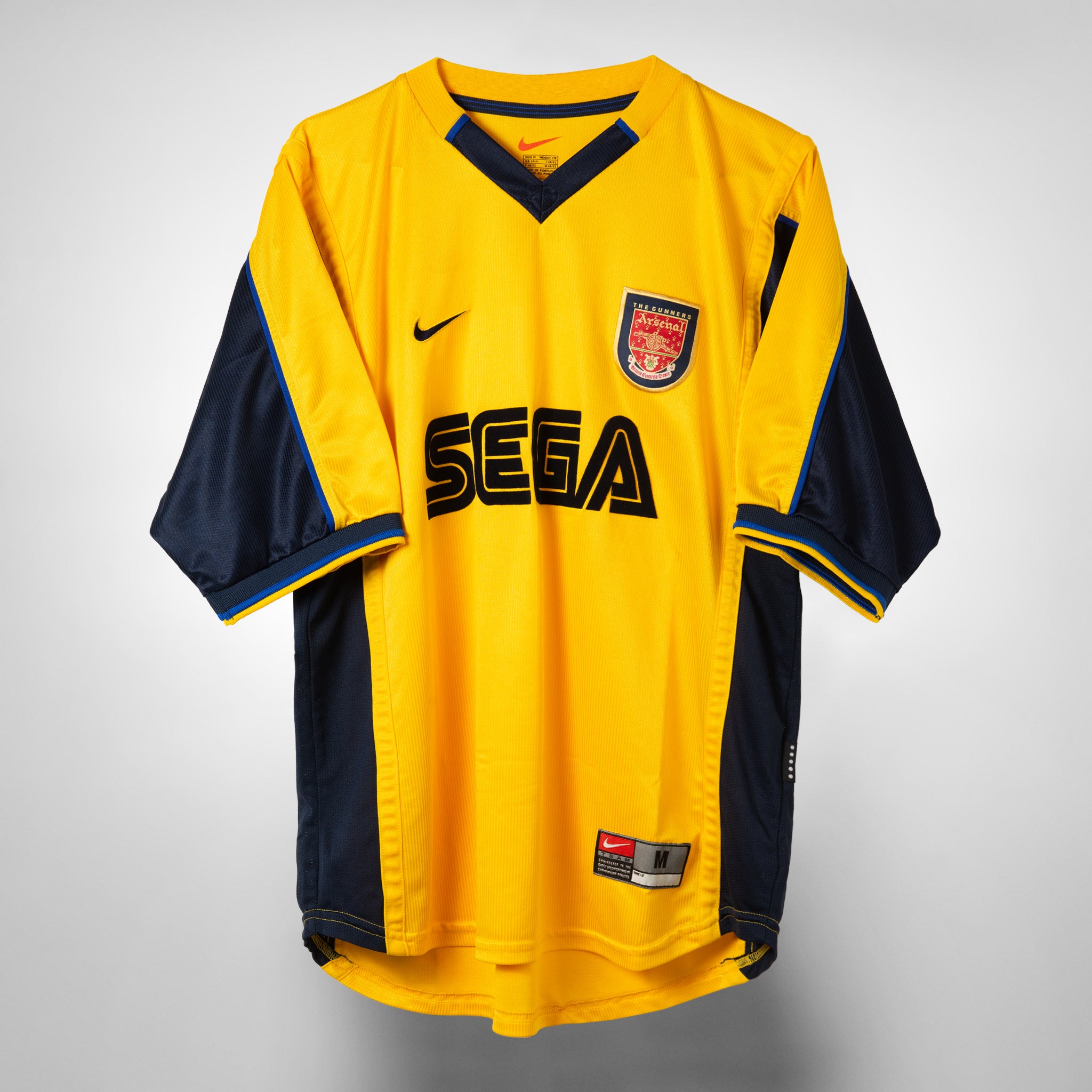 1999-2001 Arsenal FC Nike Away Shirt Sega