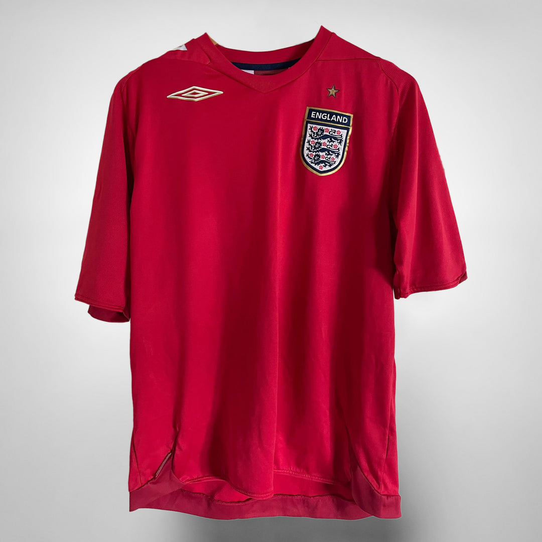 2006-2008 England Umbro Away Shirt - Marketplace