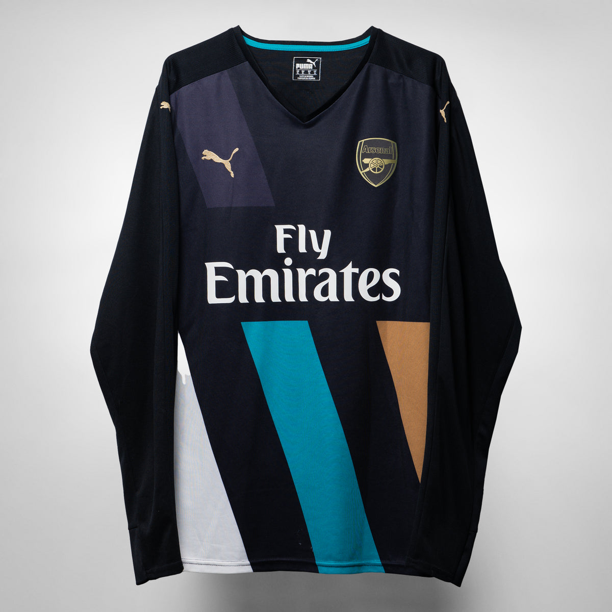 2015-2016 Arsenal Puma Third Shirt Giroud 12 Long Sleeve - Marketplace