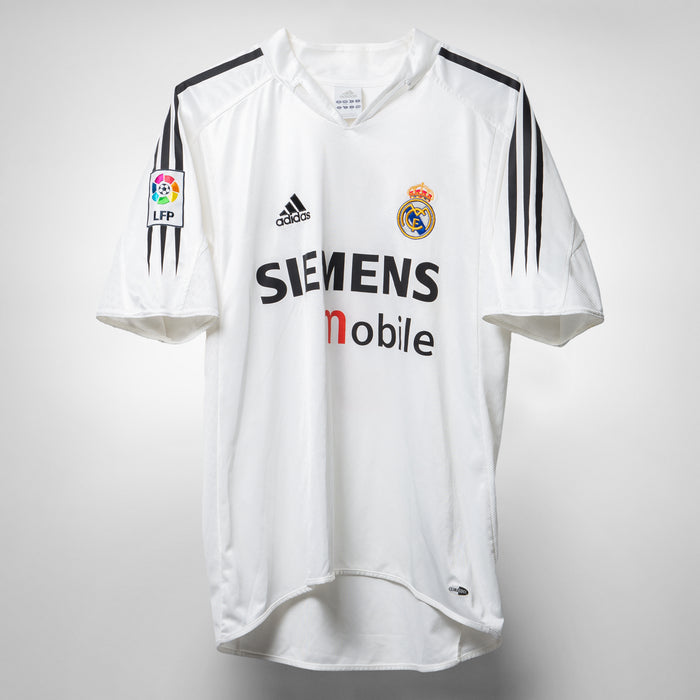 2004-2005 Real Madrid Adidas Home Shirt Zidane 5 - Marketplace