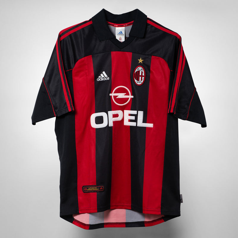 2000-2002 AC Milan Adidas Home Shirt