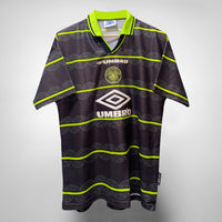 1998-1999 Celtic Umbro Away Shirt #7 Henrik Larsson - Marketplace