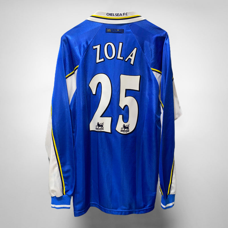 1997-1999 Chelsea Umbro Home Shirt #25 Gianfranco Zola - Marketplace