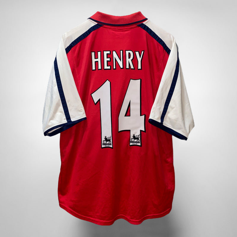 2000-2001 Arsenal Nike Home #14 Thierry Henry - Marketplace