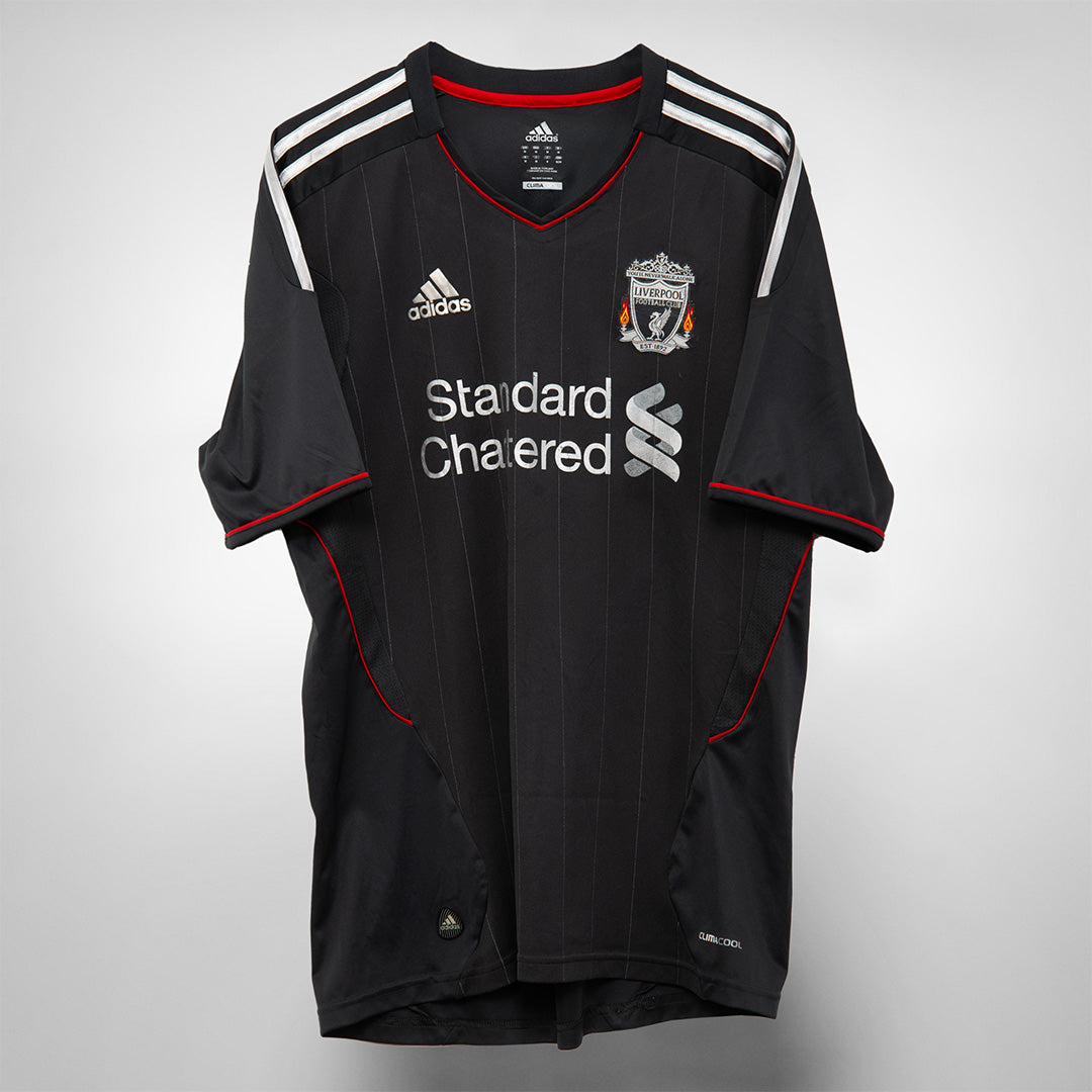 2011-2012 Liverpool Adidas Away Shirt #21 Lucas Leiva