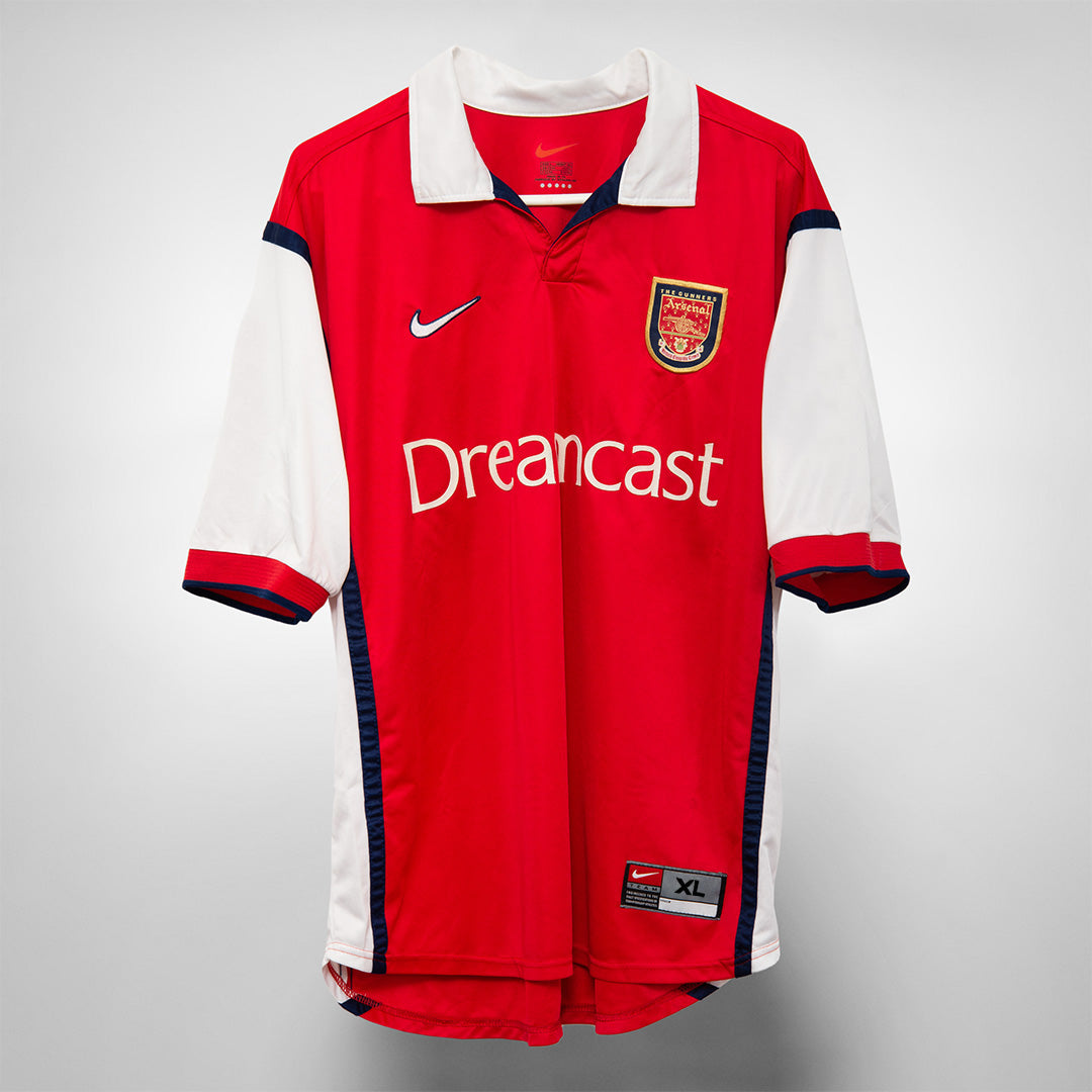 1999-2000 Arsenal Nike Home Shirt