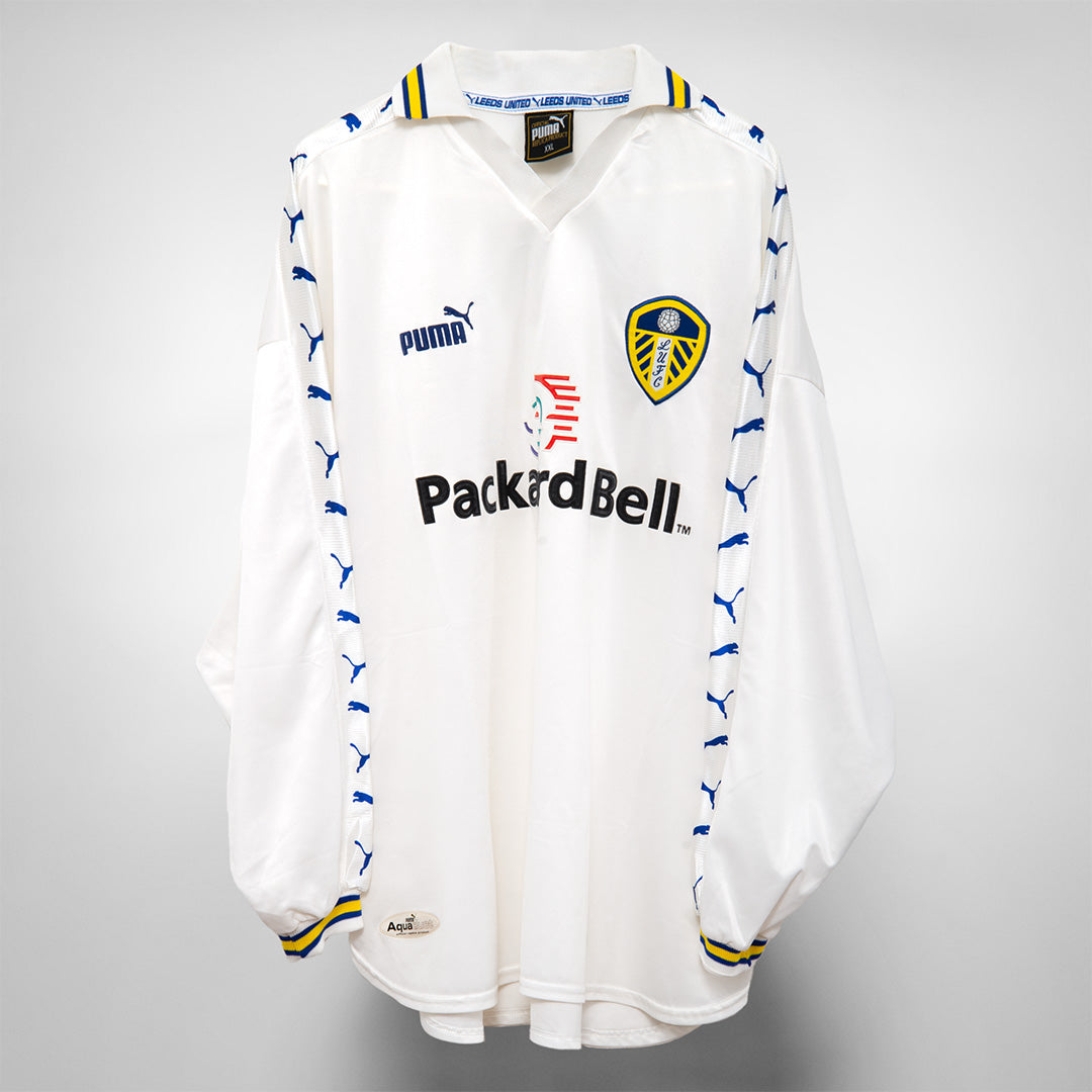 1998-1999 Leeds United Puma Long Sleeve Home Shirt
