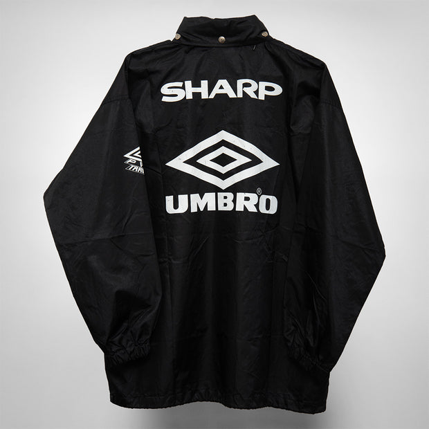 1990s Manchester United Umbro Training Windbreaker/Rain Jacket