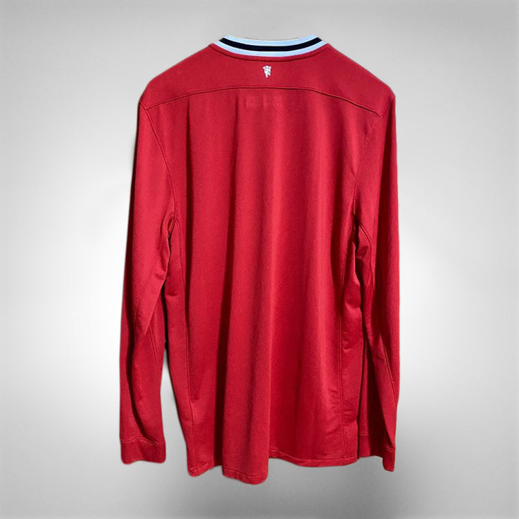 2011-2012 Manchester United Nike Home Shirt AON Long Sleeve - Marketplace