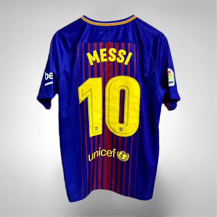 2017-2018 Barcelona Nike Home Shirt Messi 10 - Marketplace