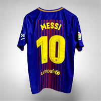 2017-2018 Barcelona Nike Home Shirt Messi 10 - Marketplace