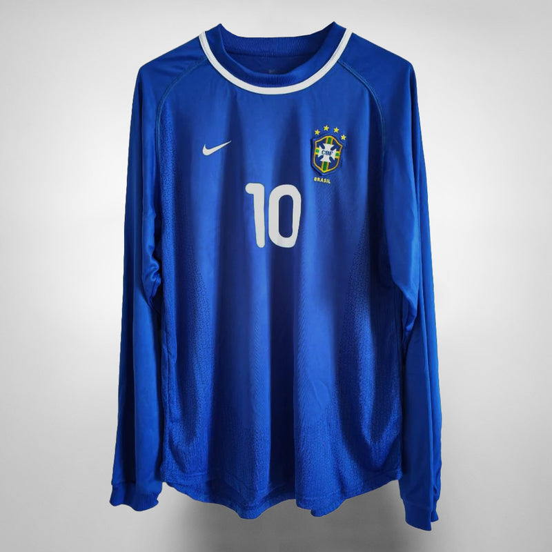 2000-2001 Brazil Nike Player-Issue Away Shirt #10 Rivaldo - Marketplace
