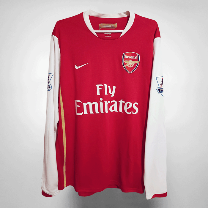 2006-2008 Arsenal Nike Long Sleeve Home Shirt - Marketplace