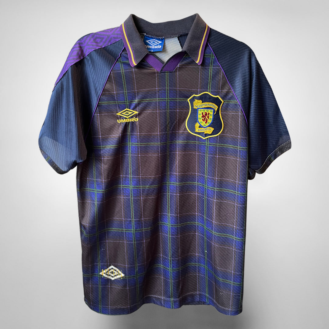 1994-1996 Scotland Umbro Home Shirt | Classic Football Shirts | Vintage ...