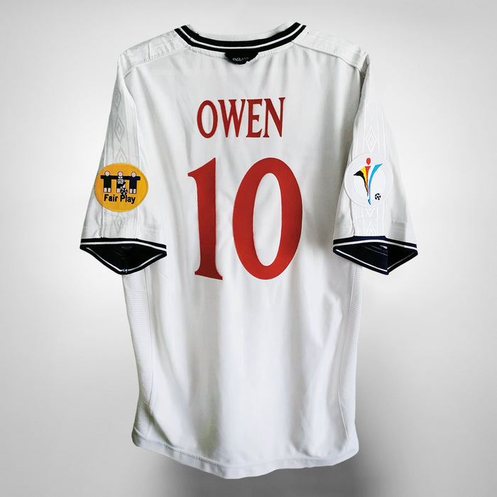 1999-2000 England Umbro Home Shirt #10 Michael Owen - Marketplace