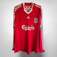 2008-2010 Liverpool Adidas Home Shirt #9 Fernando Torres - Marketplace