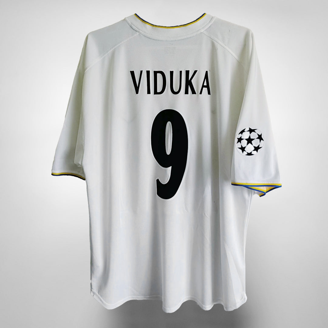 Leeds United Viduka #9 - Nike - 2000/2002 - HOME Kit | eBay