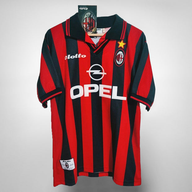 1997-1998 AC Milan Lotto Home Shirt 