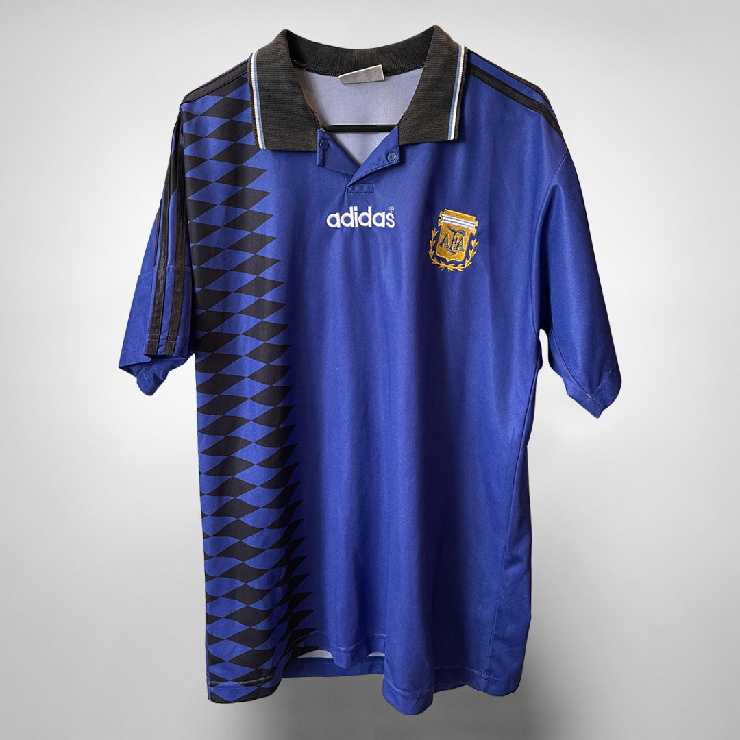 1994-1995 Argentina Adidas Away Shirt - Marketplace | Classic Football ...