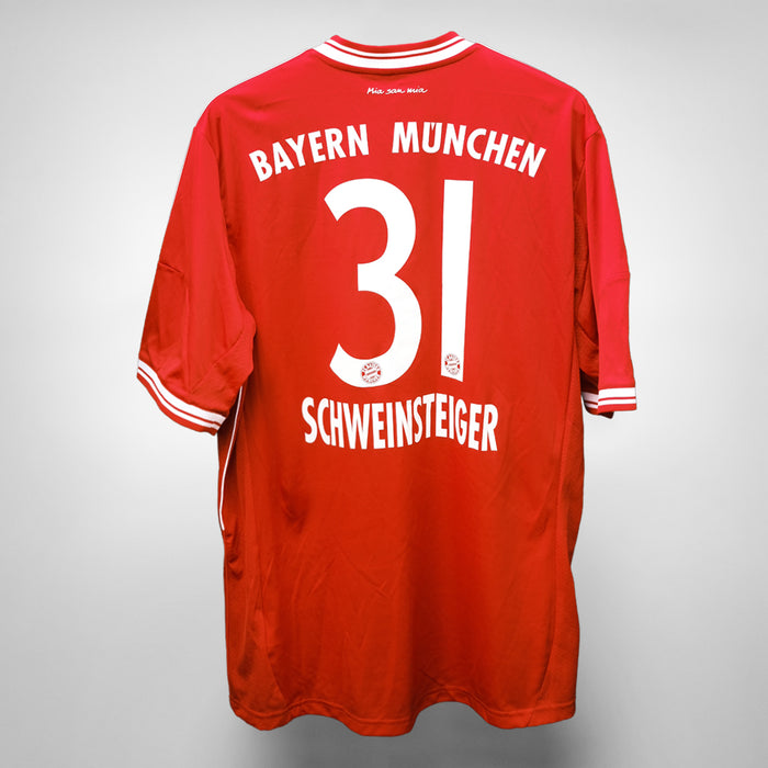 2013-2014 Bayern Munich Adidas Home Shirt #31 Schweinsteiger - Marketplace