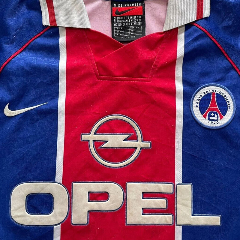 1996-1997 PSG Paris Saint Germain Nike Home Shirt #21 Nicolas Anelka - Marketplace