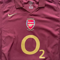2005-2006 Arsenal Highbury Nike Home Shirt #14 Thierry Henry - Marketplace