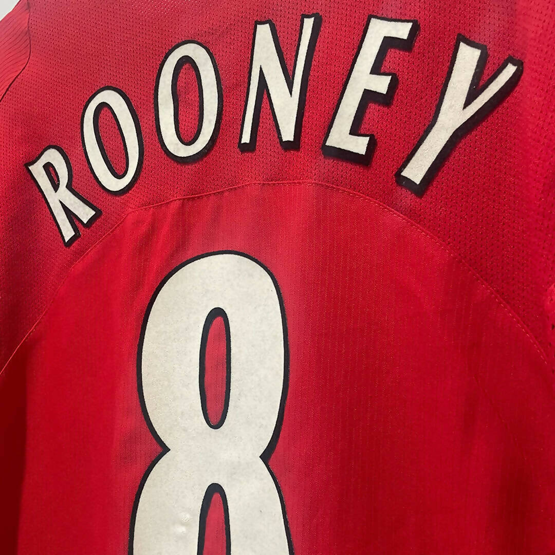 2004-2006 Manchester United Nike Home Shirt #8 Wayne Rooney - Marketplace