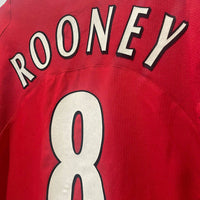2004-2006 Manchester United Nike Home Shirt #8 Wayne Rooney - Marketplace