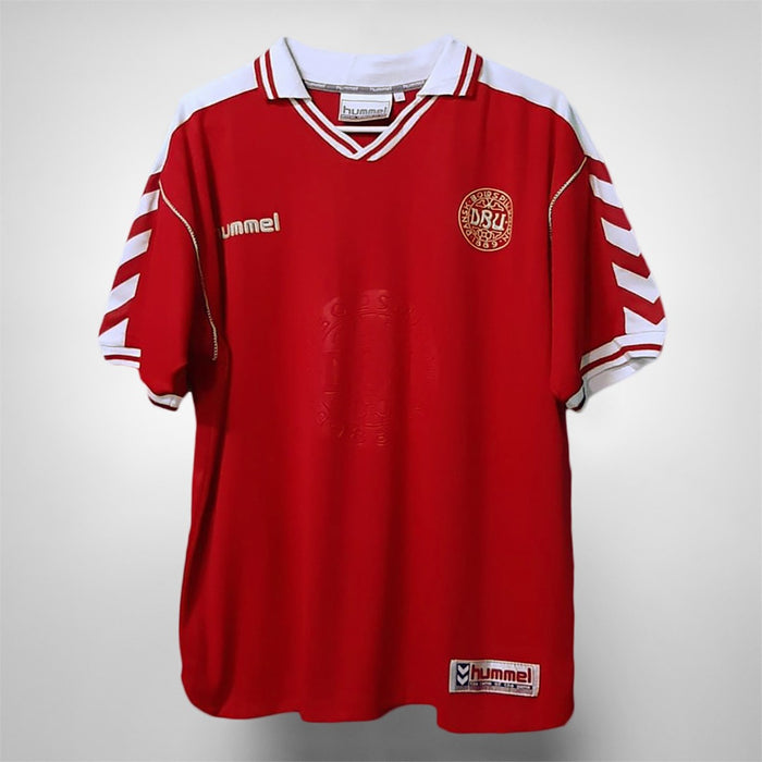 1998-2000 Denmark Hummel Home Shirt