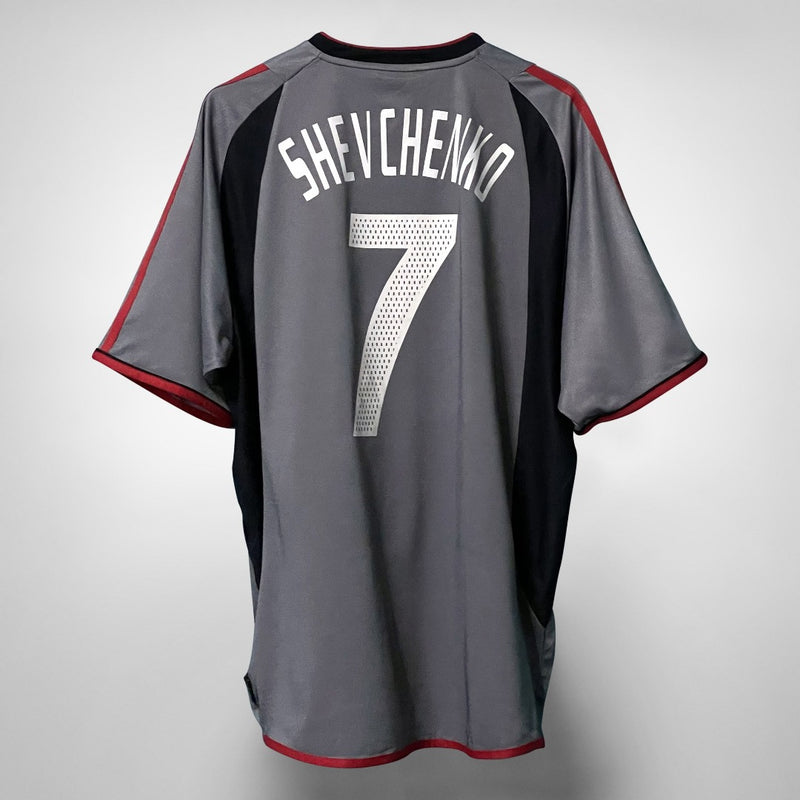 2003-2004 AC Milan Adidas Third Shirt #7 Andriy Shevchenko