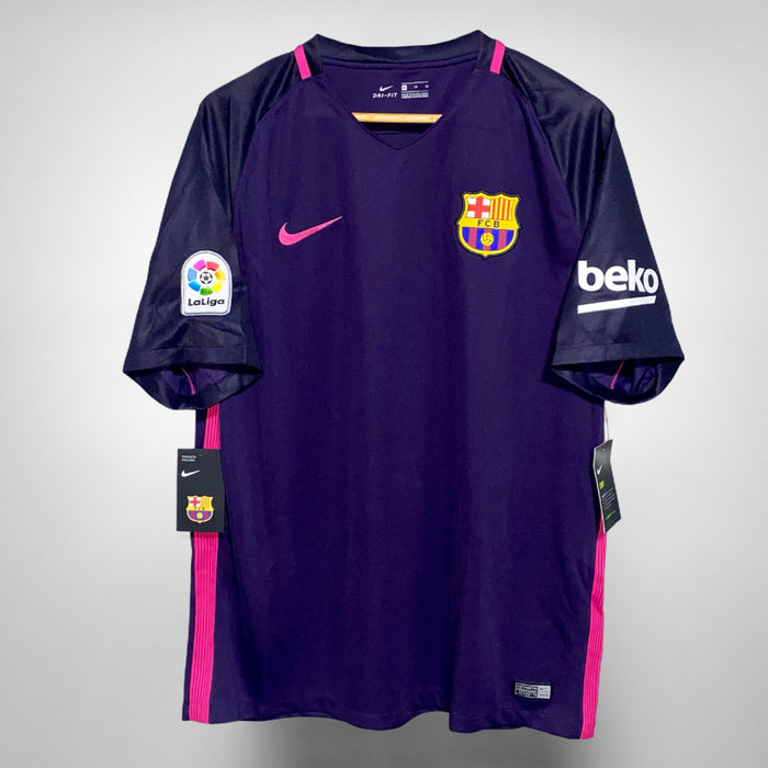 2016-2017 Barcelona Nike Away Shirt #10 Lionel Messi - Marketplace