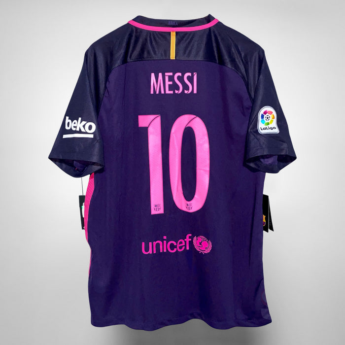 2016-2017 Barcelona Nike Away Shirt #10 Lionel Messi - Marketplace