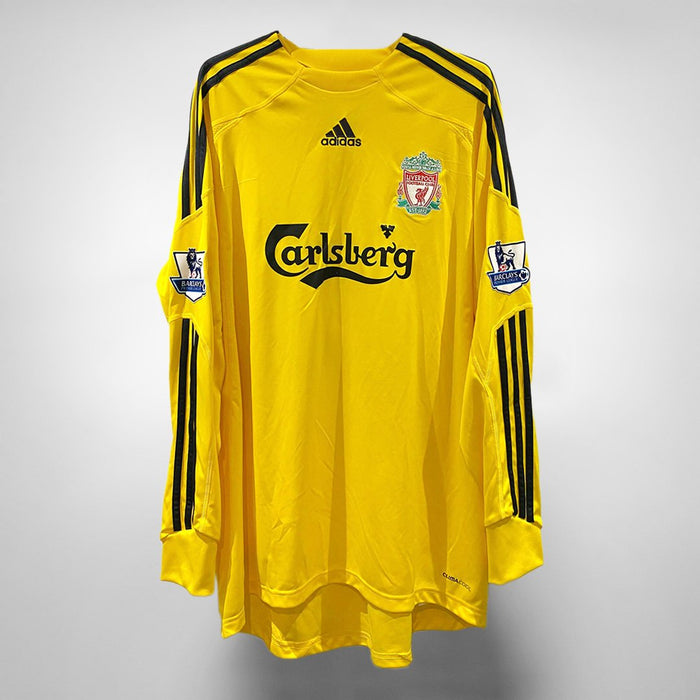 2009-2010 Liverpool Adidas Goalkeeper Shirt #25 Pepe Reina - Marketplace