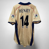 2001-2002 Arsenal Nike Away Shirt #14 Thierry Henry  - Marketplace