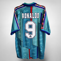 1995-1997 FC Barcelona Kappa Away Shirt Ronaldo #9 - Marketplace