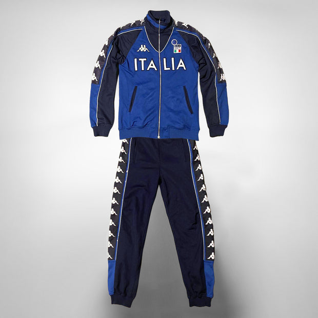 2000-2001 Italy Kappa Full Tracksuit Pants & Jacket - Marketplace